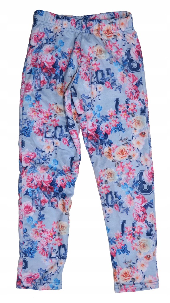 Legginsy Calzedonia imitujące jeansy wielokolorowe poliester rozmiar 98
