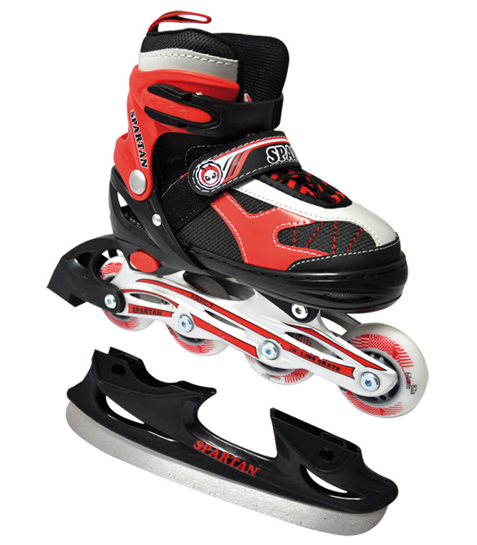 Łyżworolki dla Dziecka SPARTAN Red Inliner (30-33)