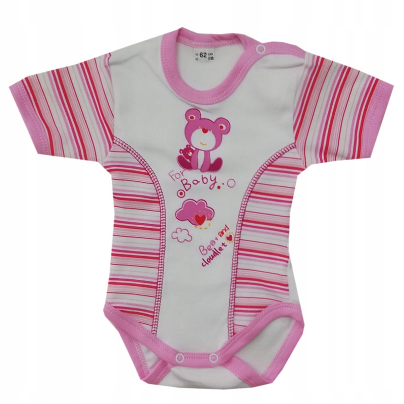 Body krótki rękaw 56 cm Odcinane Smile