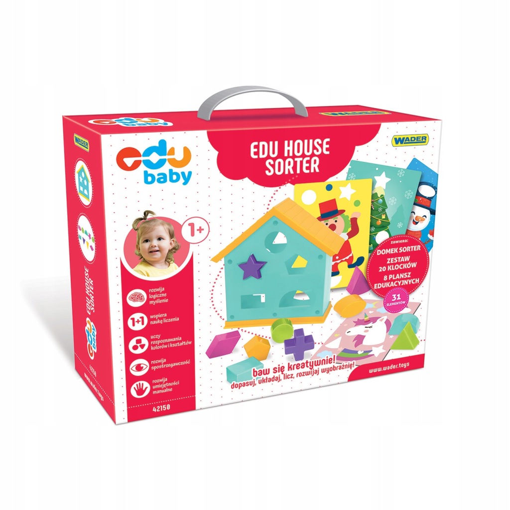 Edu Baby Sorter edukacyjny - Dom