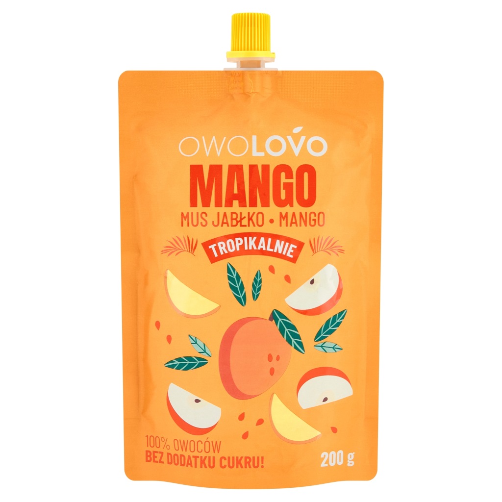 OWOLOVO Mus Tropikalnie Mango 200g
