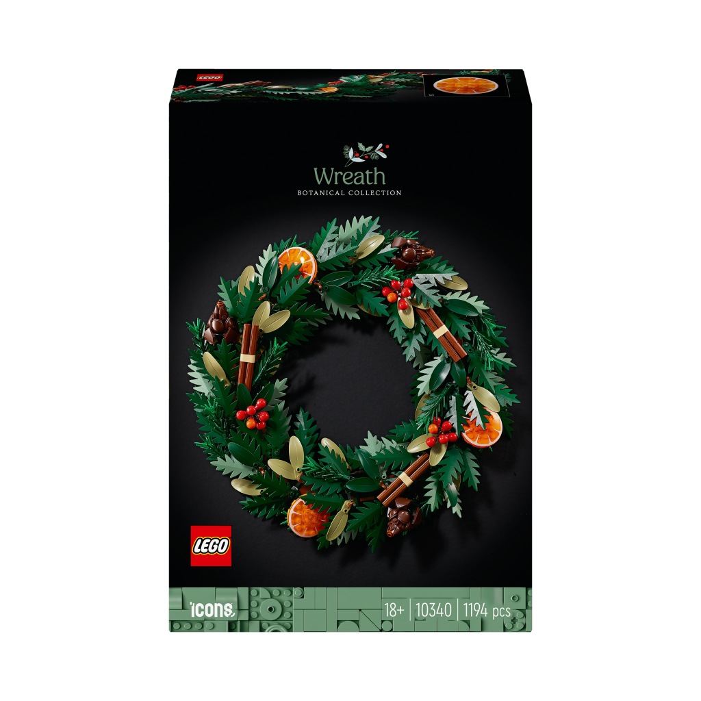 Zestaw klocków LEGO Icons Wieniec 10340