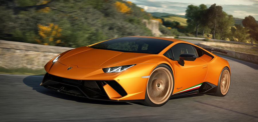 Fototapeta Auto LAMBO 200x95 samoprzylepna