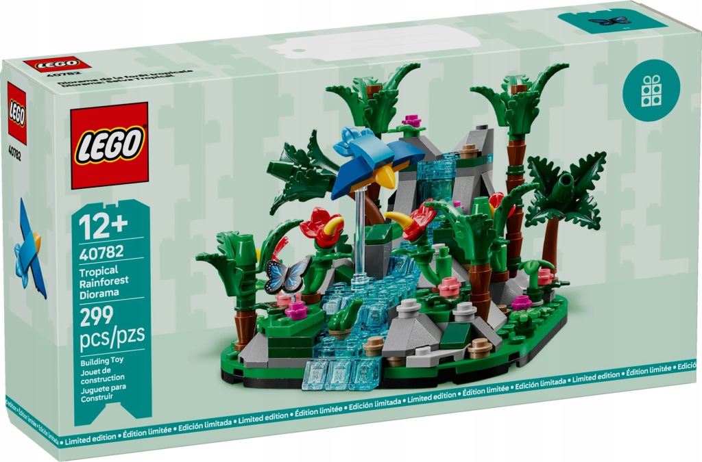 Klocki LEGO Diorama z tropikalnym lasem deszczowym 299 el.