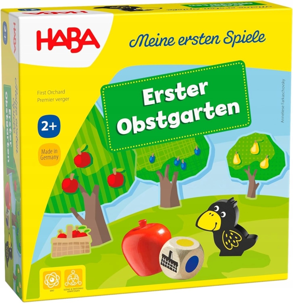 GRA PLANSZOWA HABA ERSTER OBSTGARTEN PIERWSZY SAD