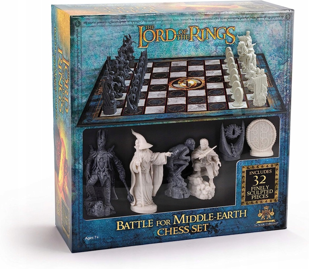 Lord of the rings Middle earth Chess Set The Noble Collection