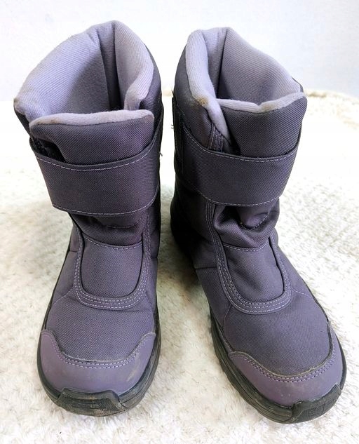 (d) Buty dziecięce Quechua 33 21cm fioletowe kozaki śniegowce