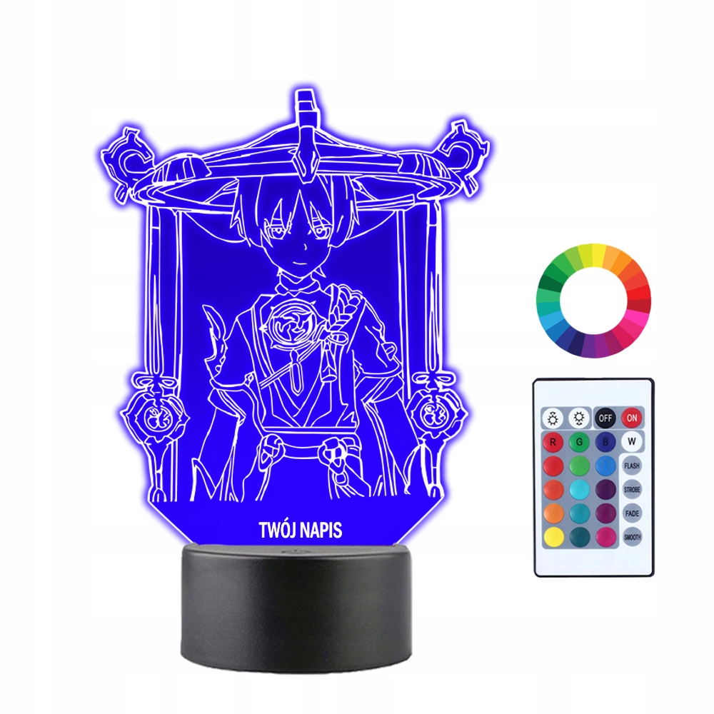 Lampka nocna Plexido wielokolorowy