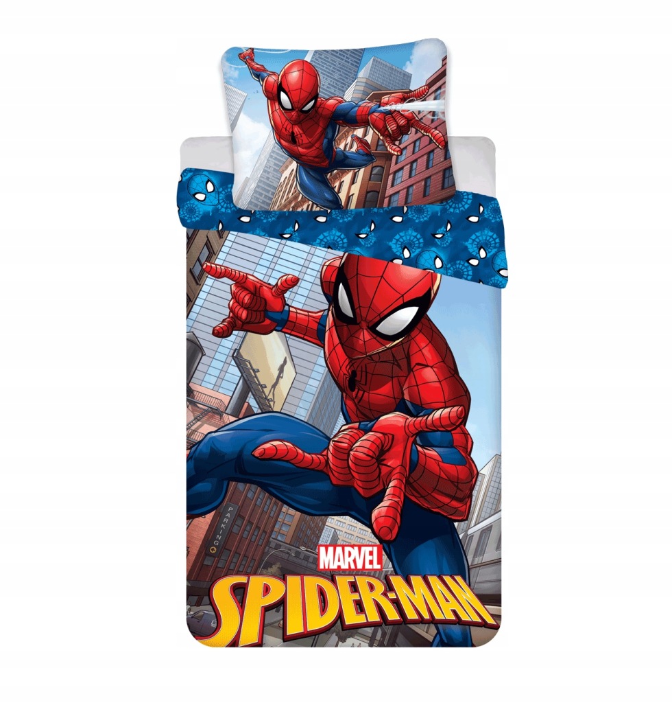 Komplet pościeli 140x200 Marvel Spider-Man Spiderman człowiek pająk