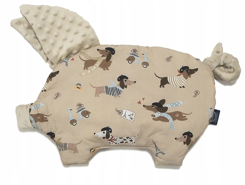 Poduszka do spania Sleepy Pig Minky Pierre The Dog sand La Millou
