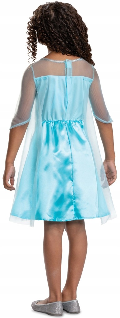STRÓJ ELSA SUKIENKA DISNEY KRAINA LODU FROZEN KSIĘŻNICZKA 110-122 CM 5-6LAT