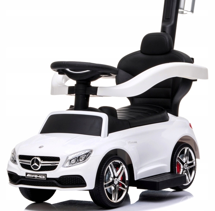 Jeździk z popychaczem Mercedes AMG C36 coupe biały