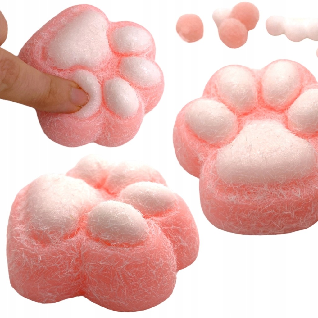 MOCHI Squishy Squishies GNIOTEK ANTYSTRESOWY Kocia Łapka KOTEK IS ADHD