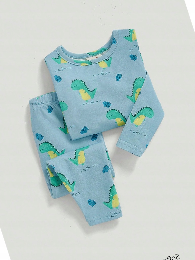 Piżama Chłopięca Bawełniana Z Nadrukiem W Dinozaury Cub Cozy 86