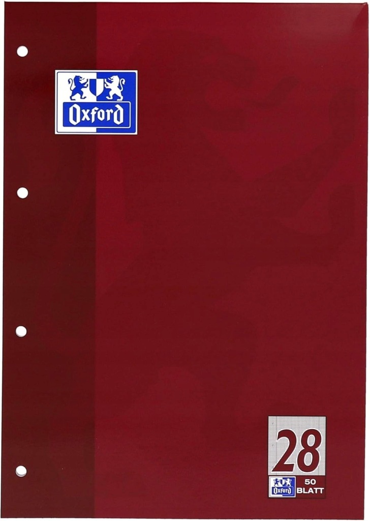 OXFORD 100050353 School Block A4 notatnik 28 - w kratkę