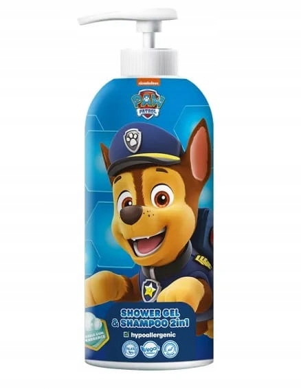 Żel pod prysznic i szampon 2w1 1000ml - Psi Patrol