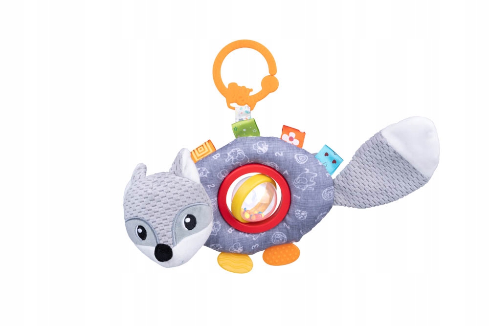 Zawieszka gryzak BaliBazoo Lis 80790 szary