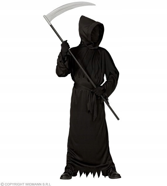 STRÓJ ŚMIERĆ ŚMIERCI MROCZNY KOSIARZ HALLOWEEN 140