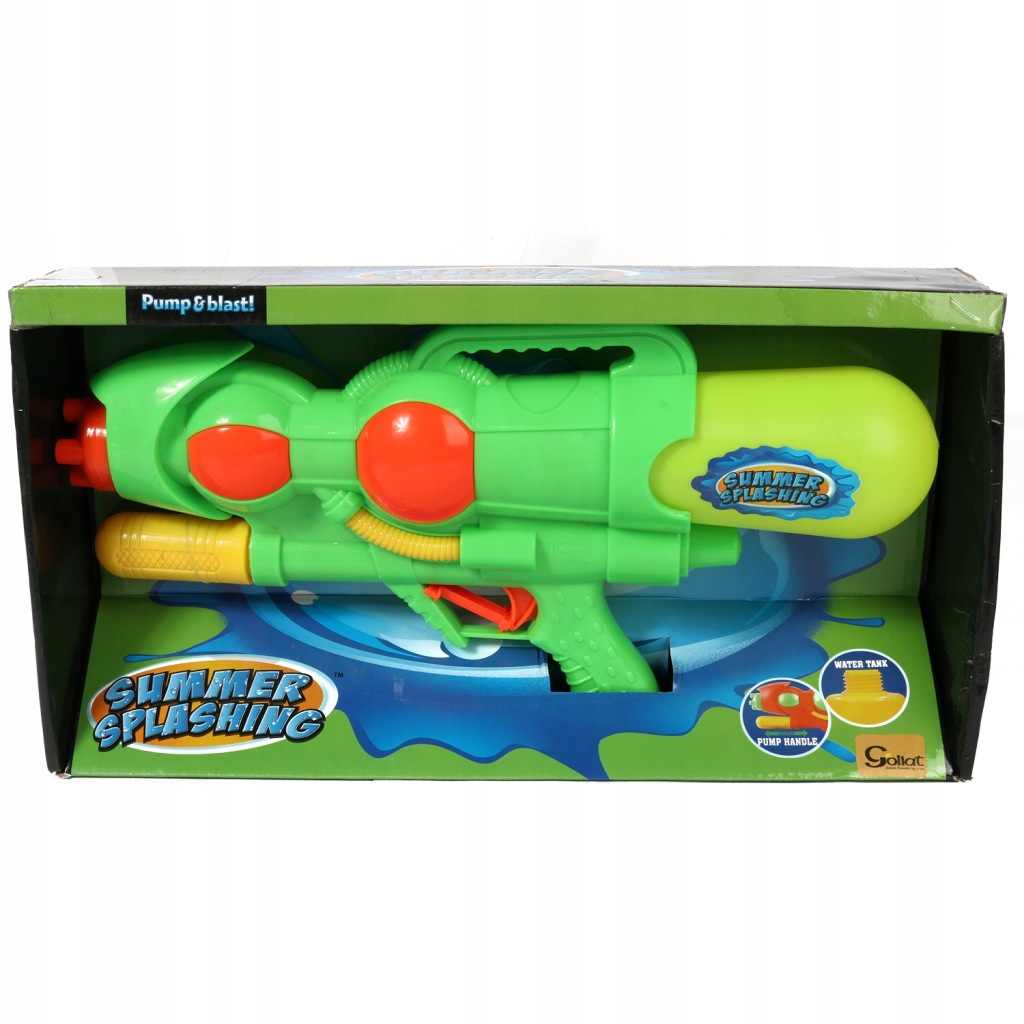PISTOLET NA WODĘ 37 cm ZIELONY psikawka