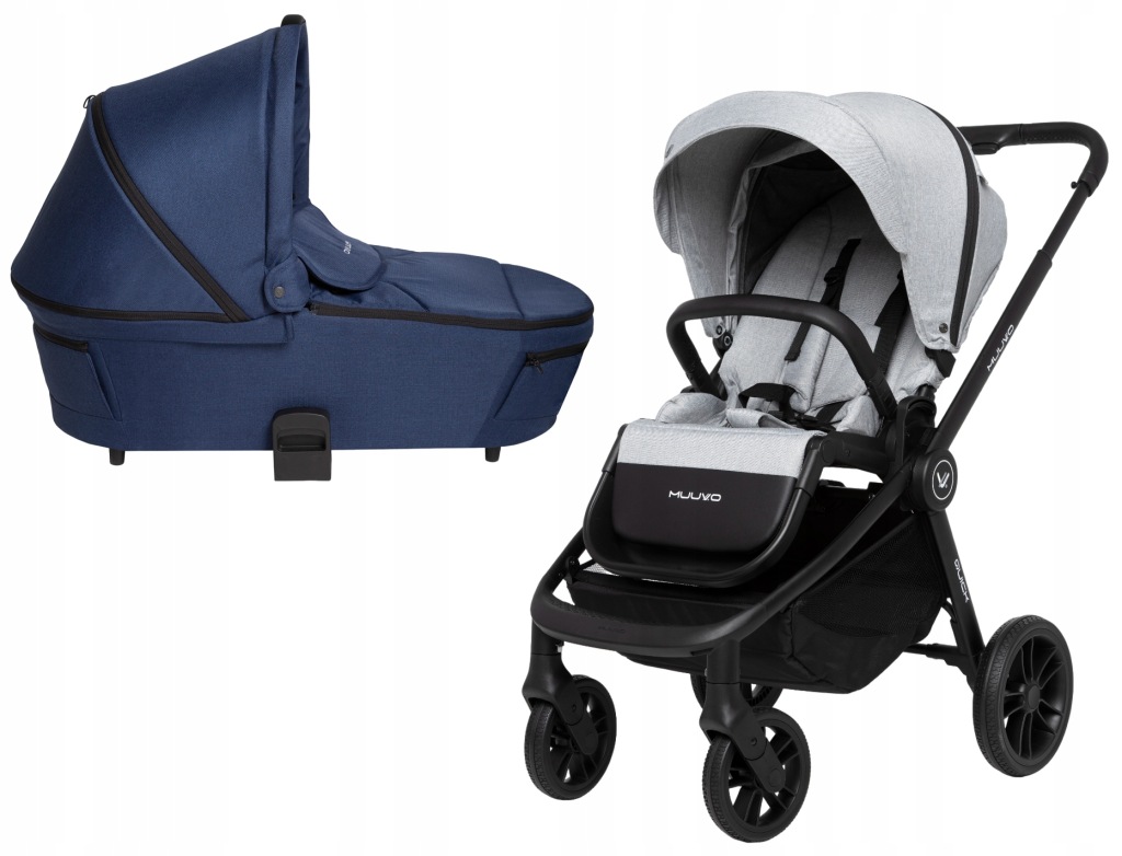 MUUVO WÓZEK WIELOFUNKCYJNY 2w1: SPACERÓWKA QUICK BASIC GONDOLA 3.0 STANDARD