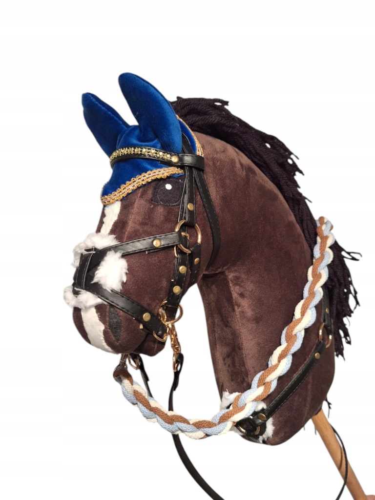 Hobby horse a3 ,Gniady,ogłowie meksykańskie,napierśnik,nauszniki, ,wodze