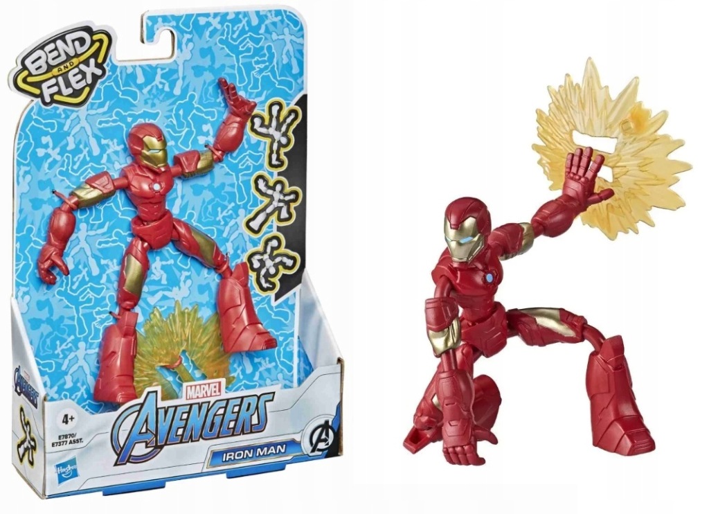 Figurka Hasbro Avengers Band and Flex Iron Man