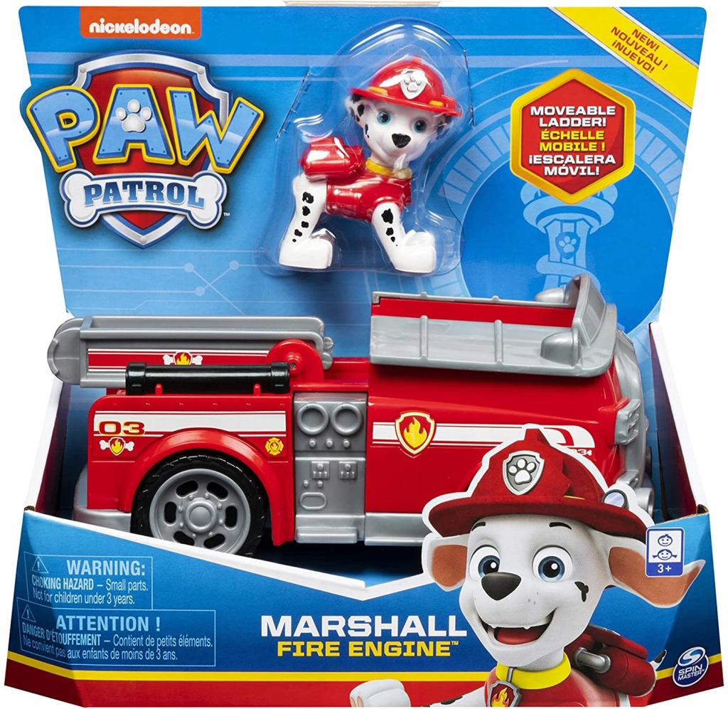 Pojazd z bajki Spin Master Psi Patrol Marshall plastikowy