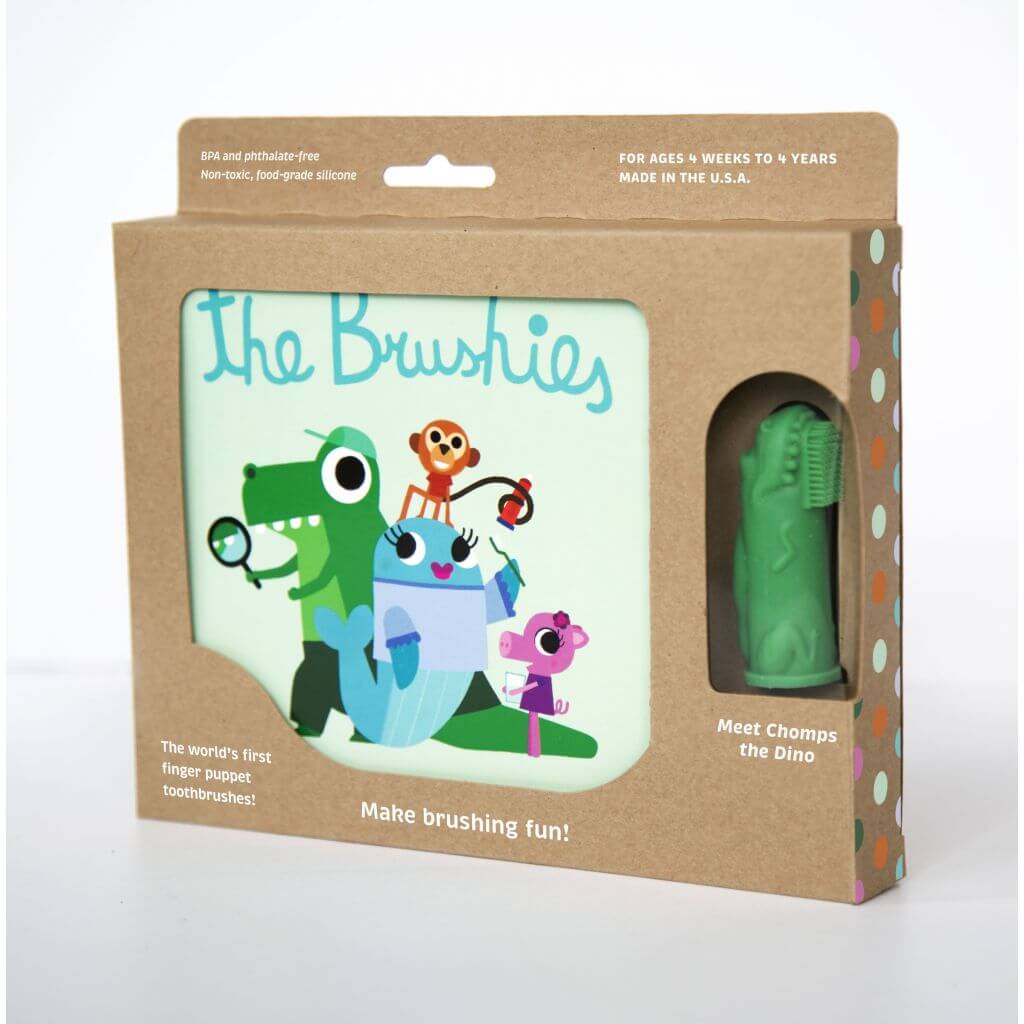 Szczotka na palec z książeczką The Brushies