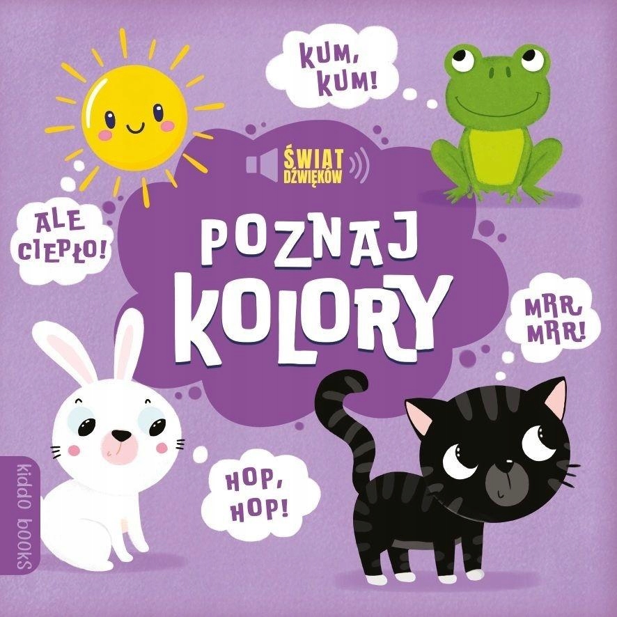 Książeczka kartonowa poznaj kolory dla Dzieci