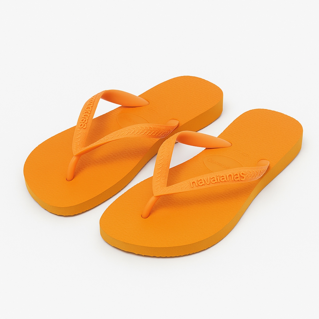 Havaianas klapki dziecięce guma pomarańczowy rozmiar 33-34
