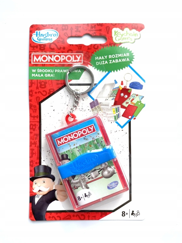 Gra planszowa Monopoly KEYCHAIN GAMES Hasbro