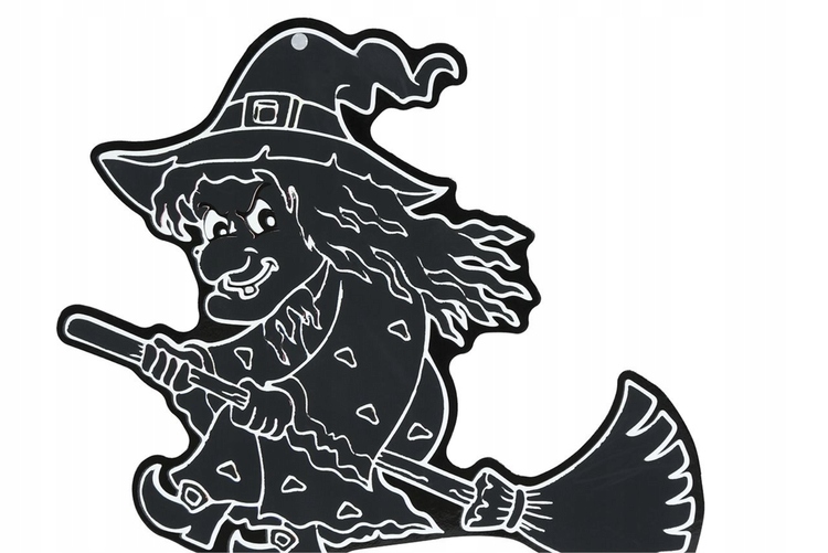 ZESTAW 6 HALLOWEENOWYCH POSTACI DO POKOLOROWANIA 14 CM HALLOWEEN