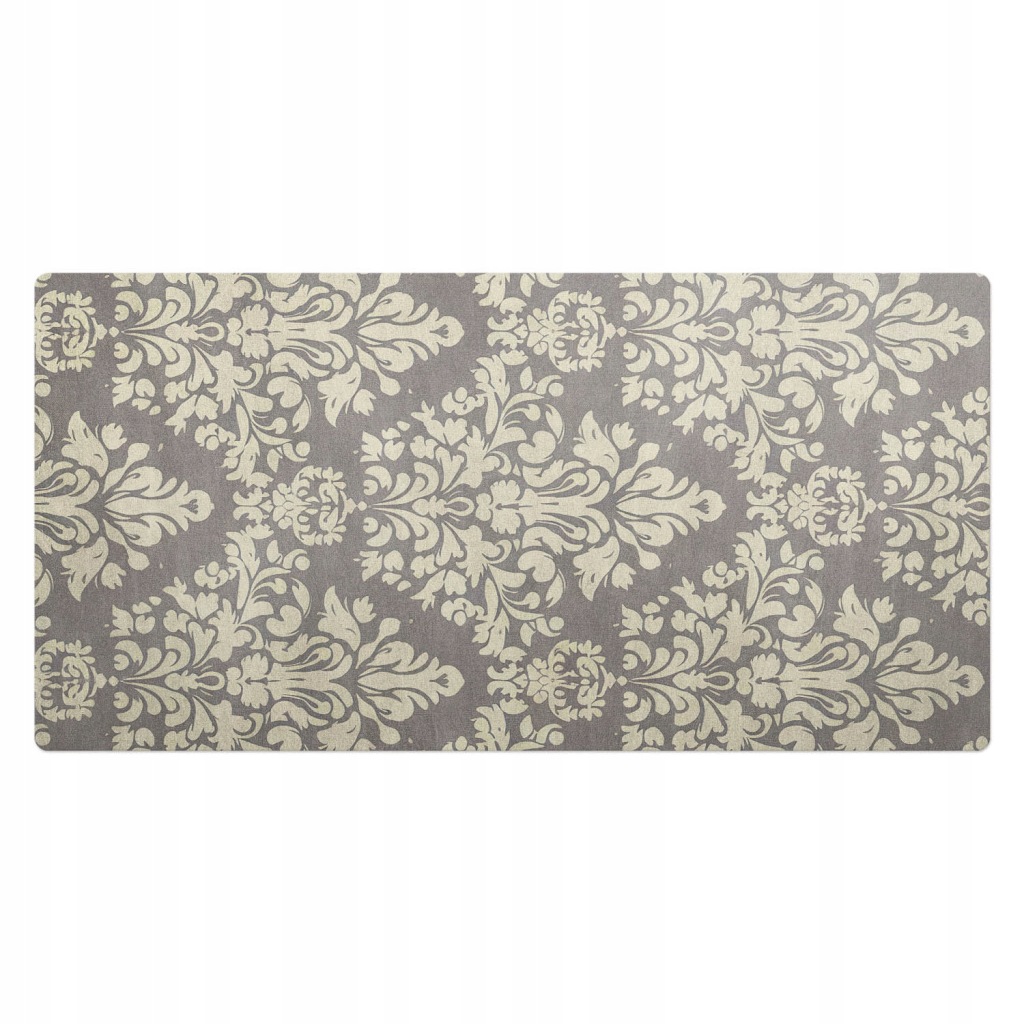 Elegancka podkładka dekoracyjna na biurko Klasyczny wzór roślinny 90x45 cm