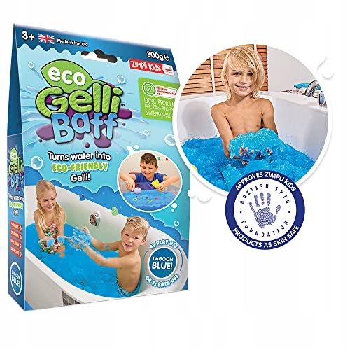 Eco Gelli Baff Blue, 1 Bath or 6 Play Uses from Zi
