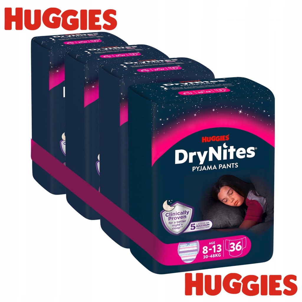 Pieluchomajtki Huggies p.pieluszki. Rozmiar 7 36 szt.