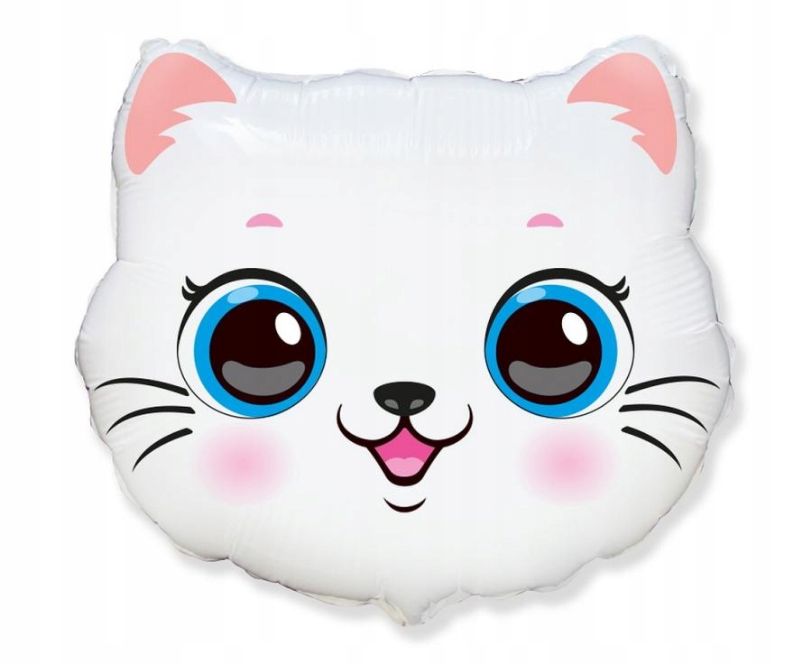 Balon Foliowy KOTEK Kot Urodziny Party 54x57cm