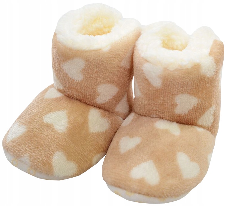 CIEPŁE BUTY butki NIECHODKI dziecięce PANTOFLE kapcie 13 cm 12-18m T014L