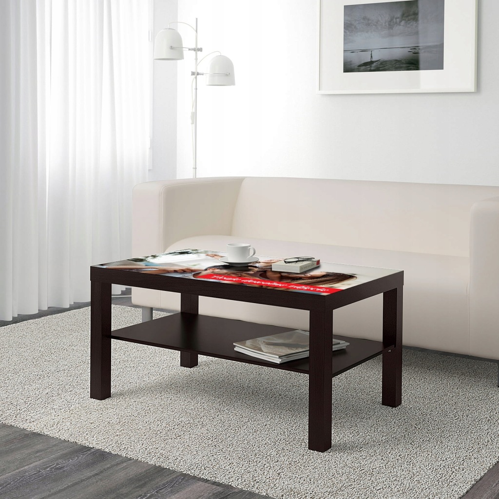 FOTO BLAT SZKLANY IKEA z TWOJEGO ZDJĘCIA 90x55cm