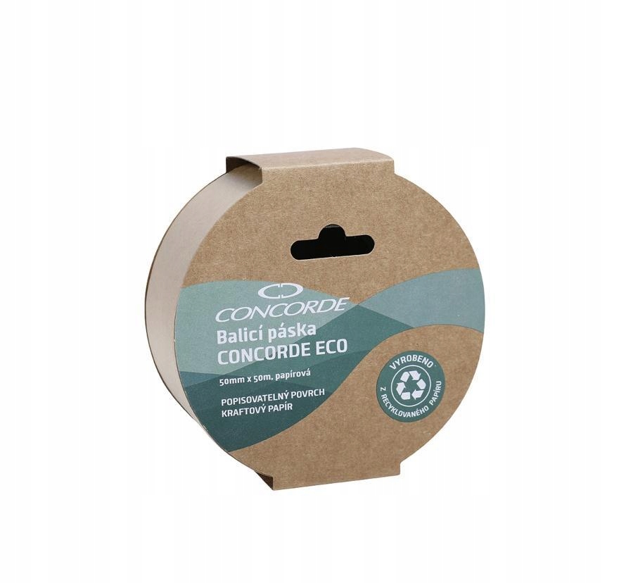Taśma klejąca CONCORDE ECO 50 mm x 50 m papierowa