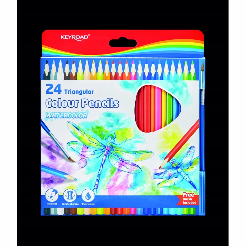 Kredki akwarelowe Keyroad 24 szt.