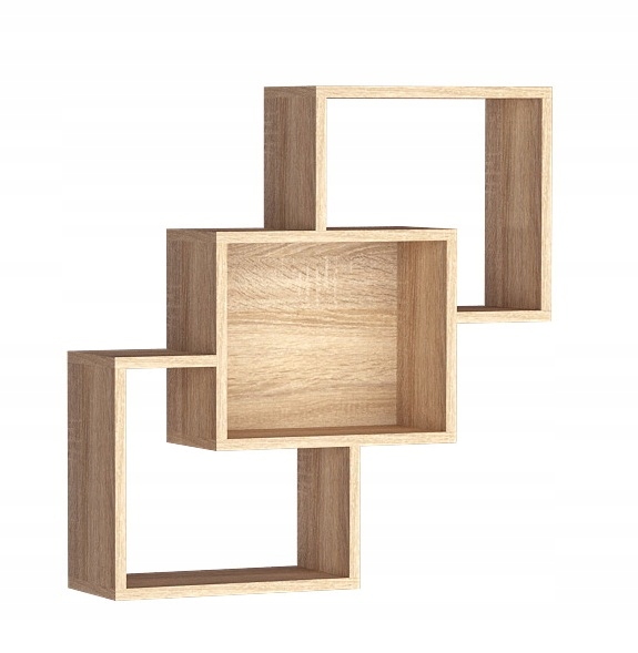 Półka płyta laminowana Jarstol 77 x 18 cm dąb sonoma