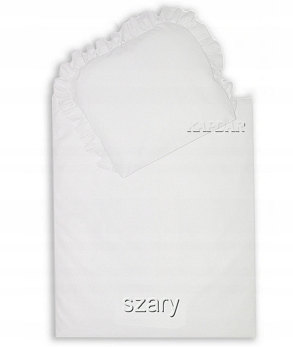 Amy: pościel 3-elem. 100x135cm chmurki szary-różowy