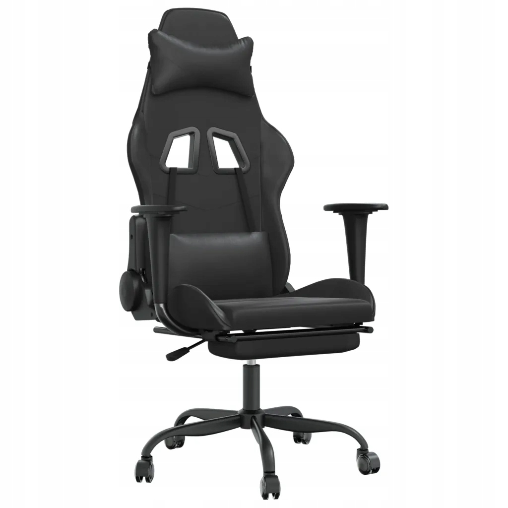 Fotel dziecięcy VidaXL 3143661 czarny
