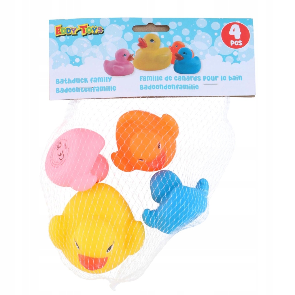 EDDY TOYS ZABAWKI DO KAPIELI KACZUSZKI 4 SZT