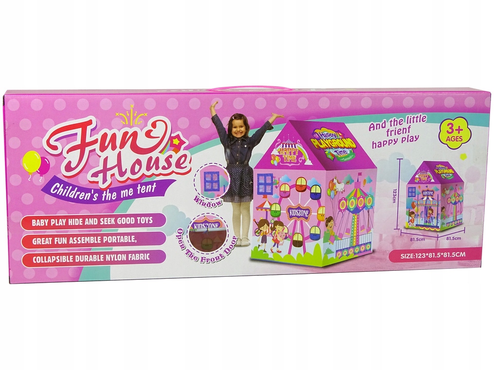 Namiot dla dzieci domek LEAN Toys 2 lata +