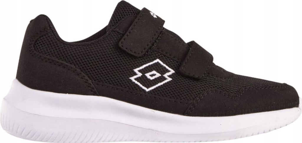 BUTY SPORTOWE DLA DZIECI LOTTO CONNECT VL CZARNO-BIAŁE 2600820K 1110 r 28