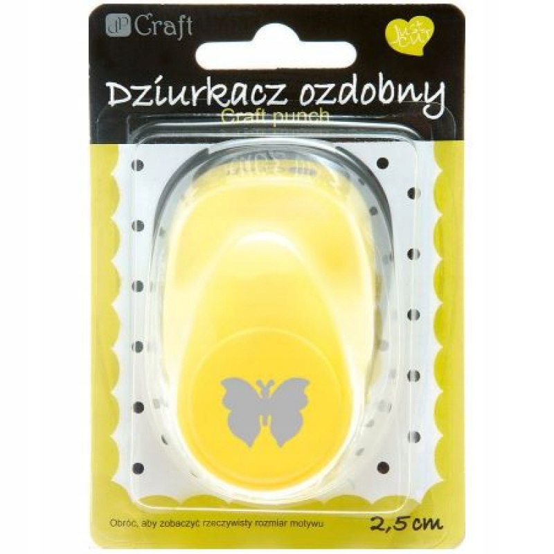 Dziurkacz ozdobny DpCraft odcienie żółtego i złota