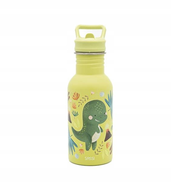 Butelka na wodę 500ml Dinozaur SASSI ze stali nierdzewnej