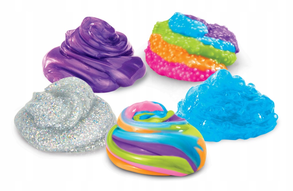 Zestaw duży Slimy Blendz slimy, cekiny, koraliki, 12 puszek CRA-Z-ART