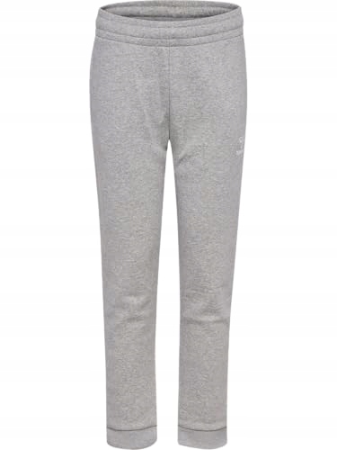 Hummel Hmlmover Cotton Cuff Pants Kids spodnie dresowe szare 128